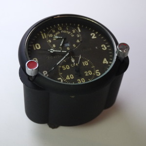 A4C-1 (AChS-1, АЧС-1) fighter jet cockpit clock, side view