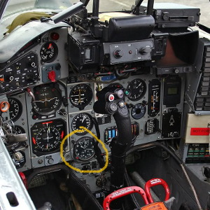 АЧС-1 in a MIG-29 fighter jet cockpit