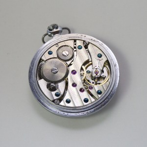 Molnija case from 1970 with a new Chinese Seagull ST36 movement, Unitas 6497 clone